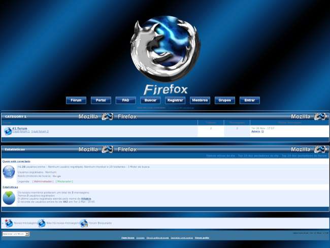 Firefox Azul Invision