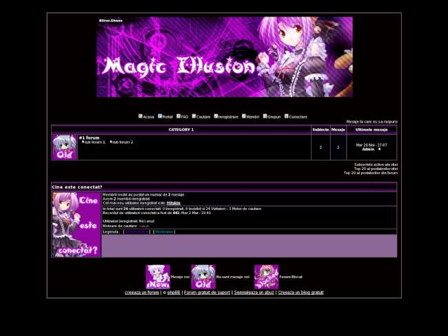 Magic purple