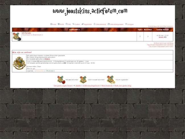 Harry Potter Layout Red