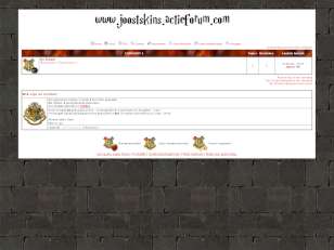 Harry potter layout red