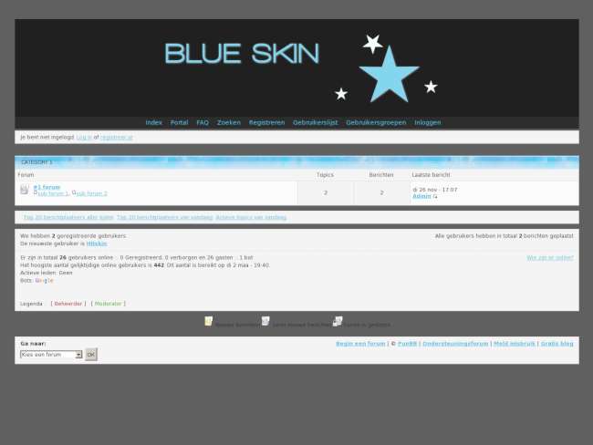 Blue Skin Star