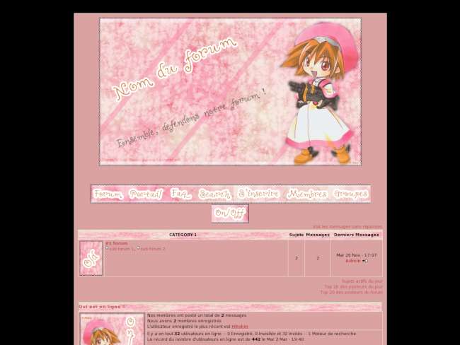 Pink's manga