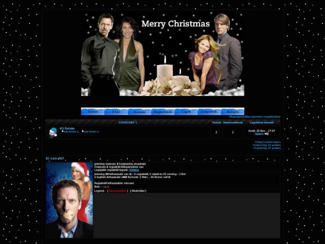 Merry Christmas and  Dr.House
