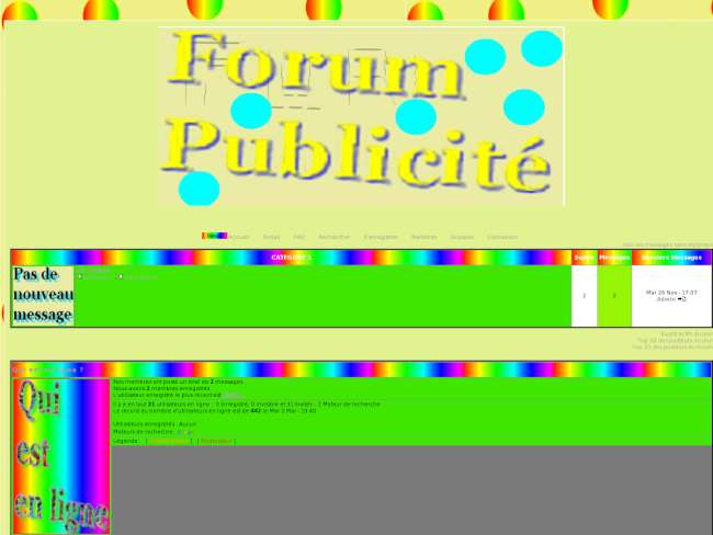 Forum publicité