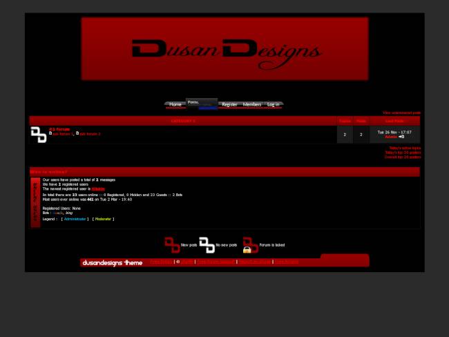 DusanDesigns Red Theme