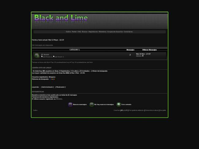 Dark green and Black Theme - VBA