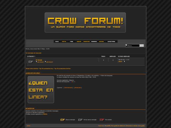 Crow Forum Style Orange!