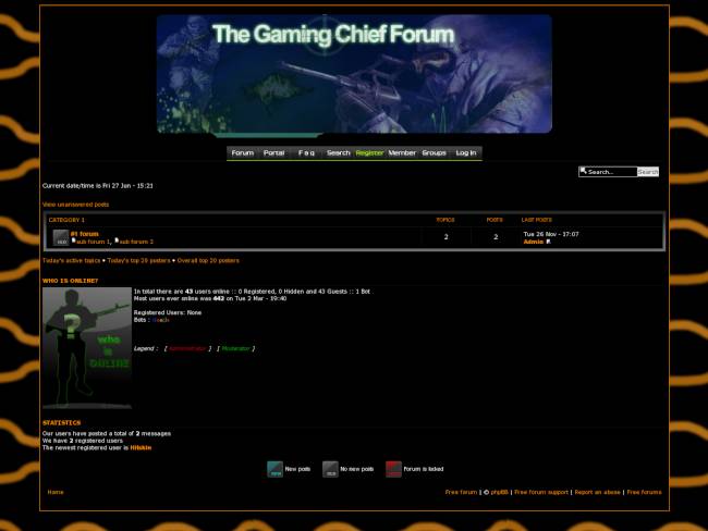 Black Game Forum -- Updated