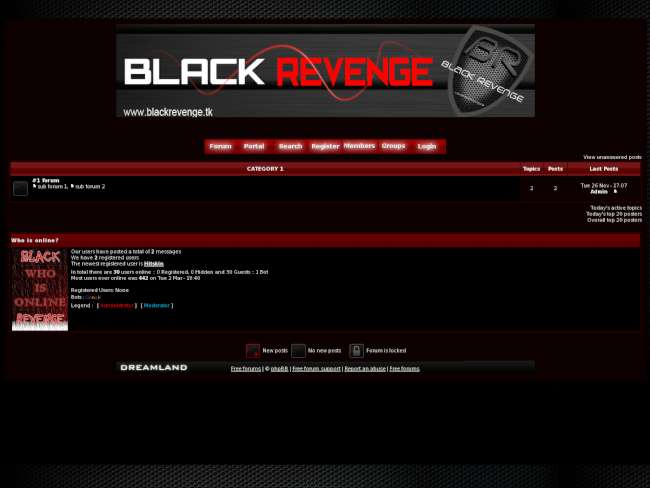 Black Revenge theme
