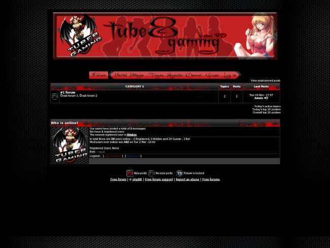 Tube8 Gaming skin