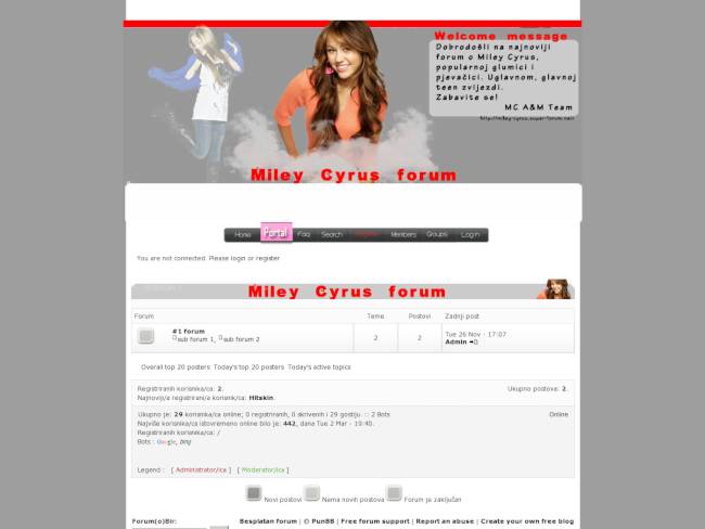 Miley Cyrus forum