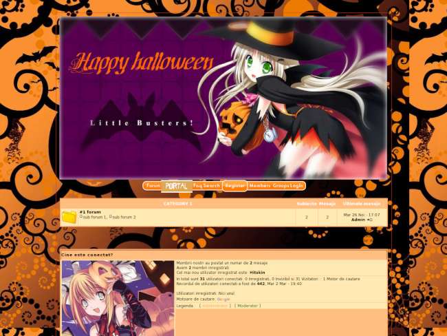 Happy halloween anime