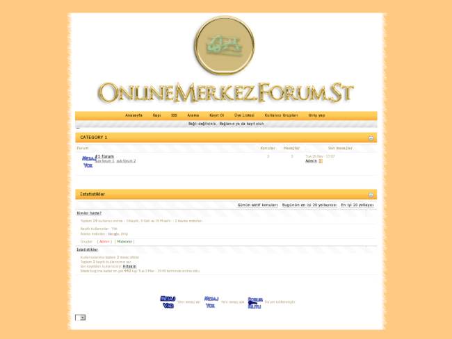Online Merkez Sarı Tasarım