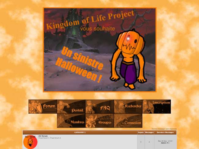 Kingdom of Life Halloween Theme