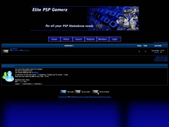 Elite PSP Gamerz IIII