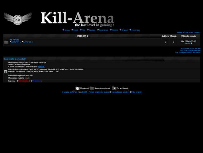 Kill-arena design