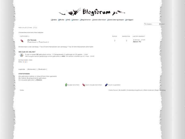 Paper blogforum
