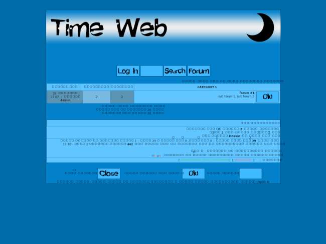 Time Web | Blue Style v4