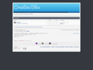 Creative blue
