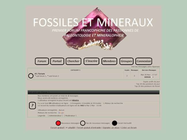 Fossiles et minéraux