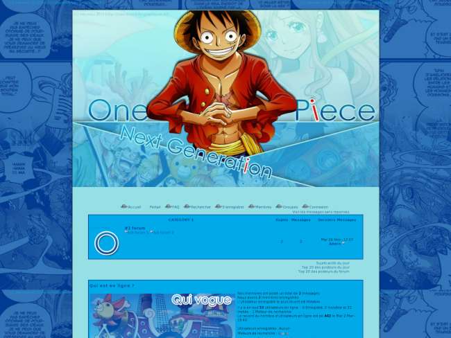 One Piece - Bleu / Bleu