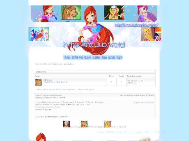 Skin for In the winx club world