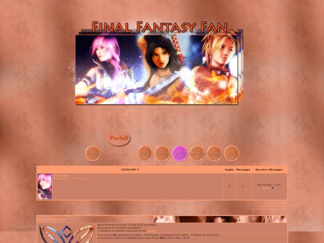 Final Fantasy Fan -Theme V1