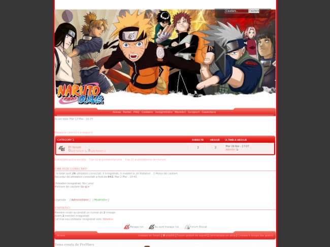 Naruto Shippuden forum theme