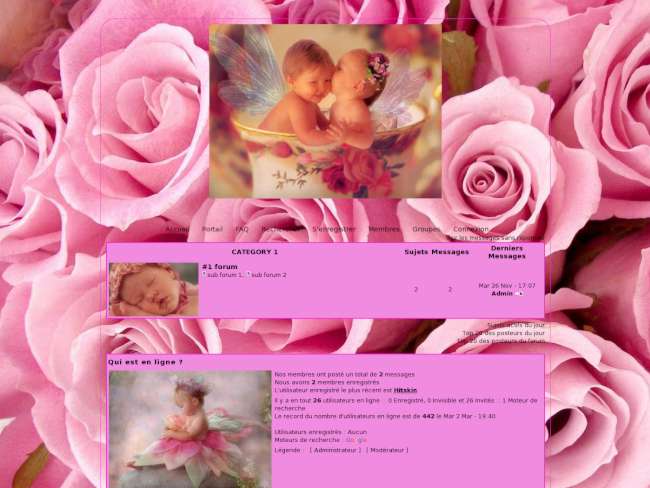 Bébé rose de angeline