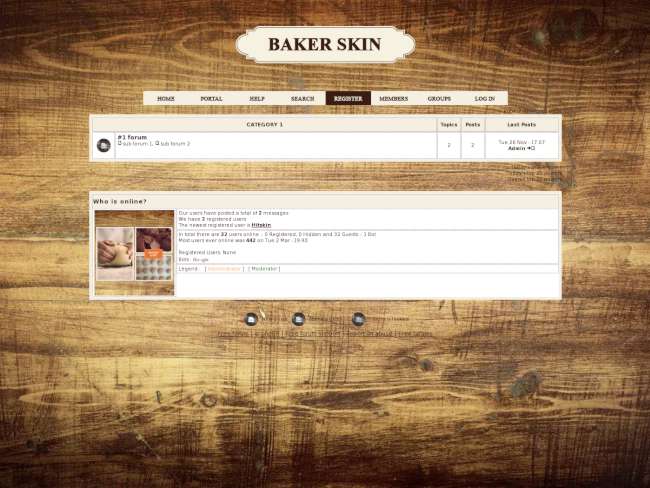 Baker skin