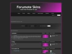 Black-pink forumote skin