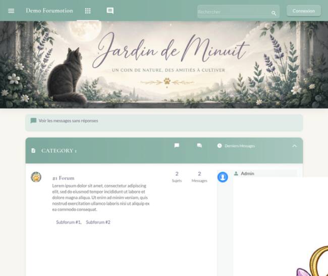 Jardin de Minuit – Botanique félin